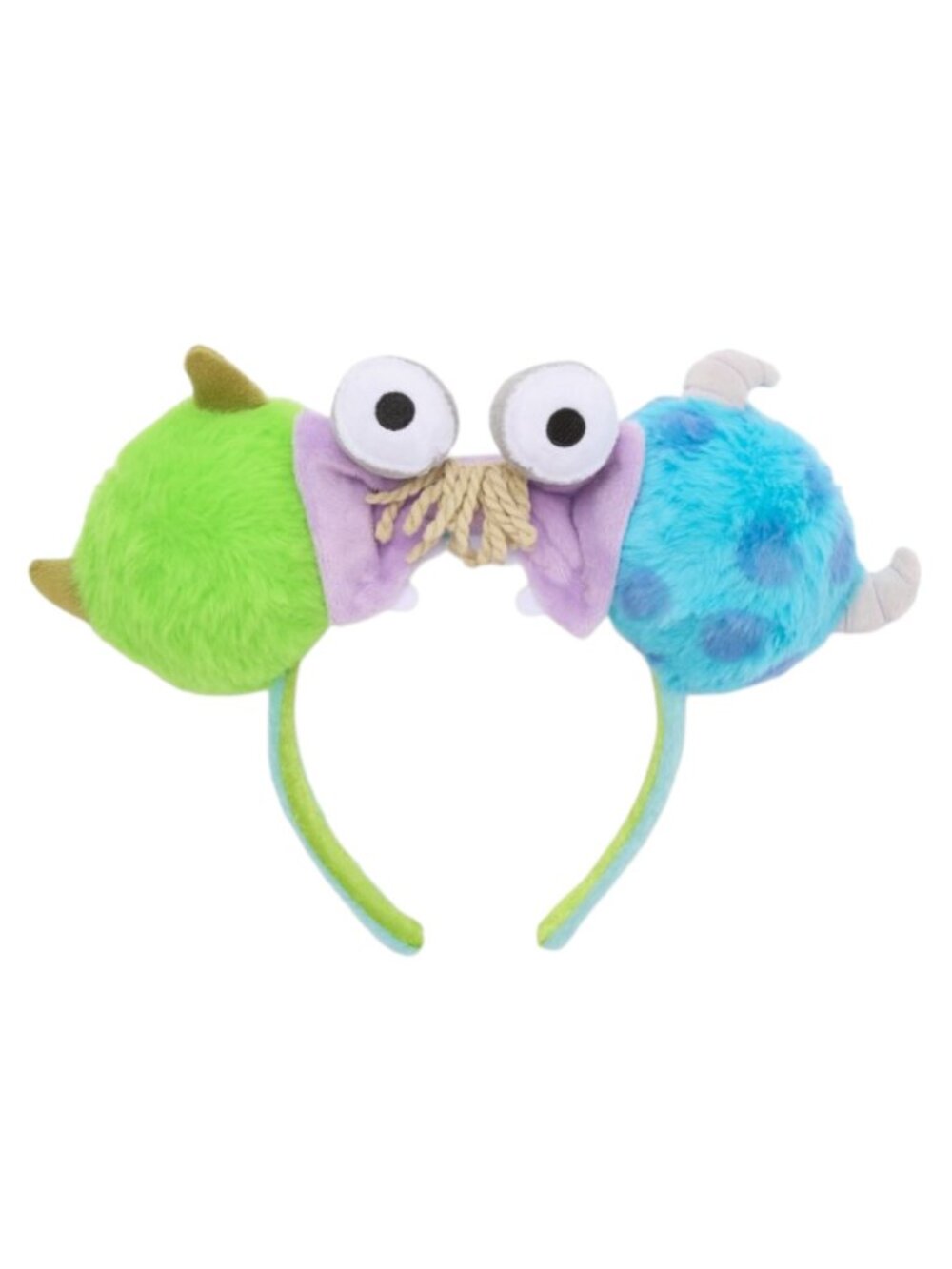 Disney Parks Monsters Inc Sulley Mike Wazowski Boo Plush Ears Headband